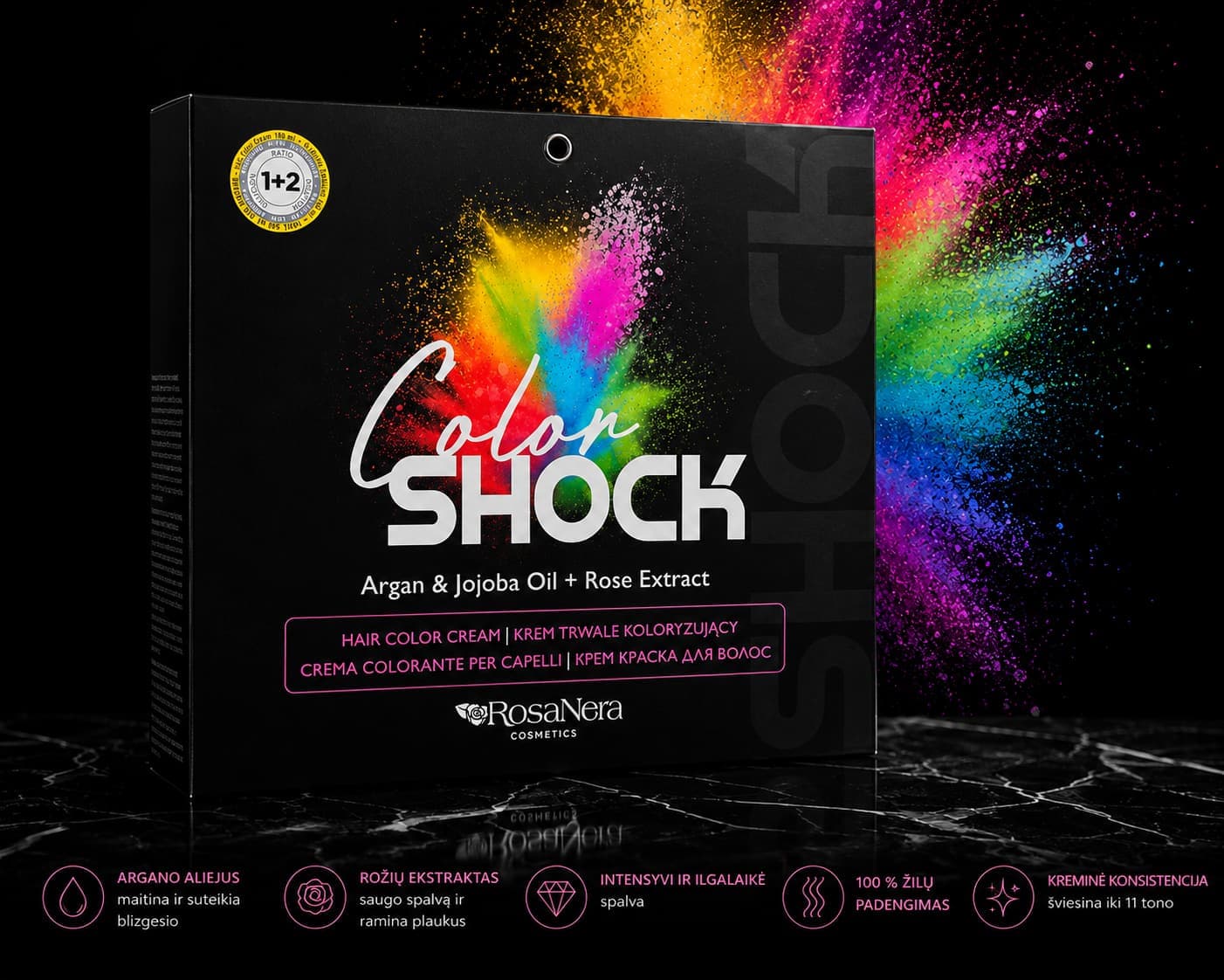 Spalvų katalogas Color Shock